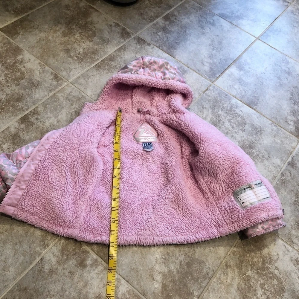 ZeroXposur girls animal print hooded winter coat